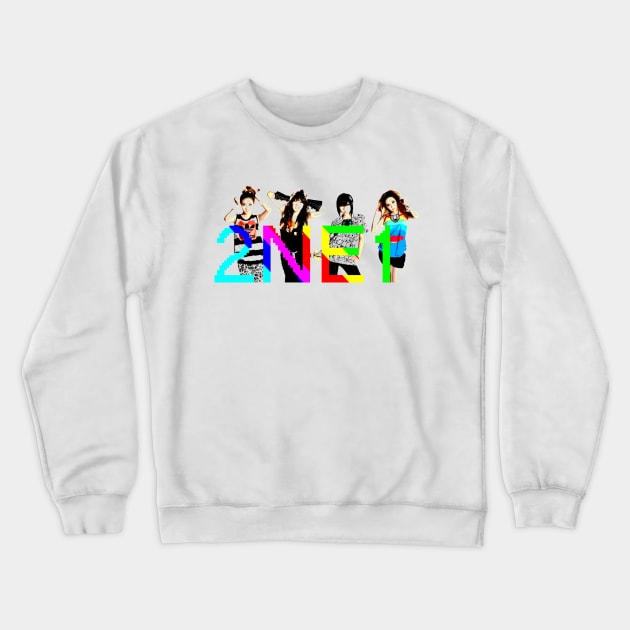 2ne1 Rainbow Crewneck Sweatshirt by BerryBlossoms